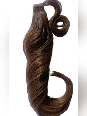 Inhhair Synthetic Wrap Around Ponytail Hair Extension Shayla Mix Brown New 21"